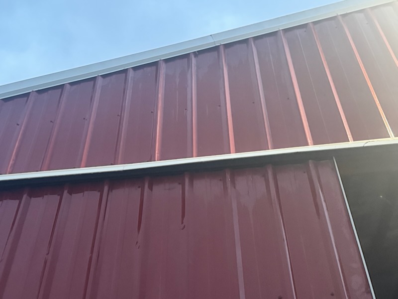 Before and after Building Washing